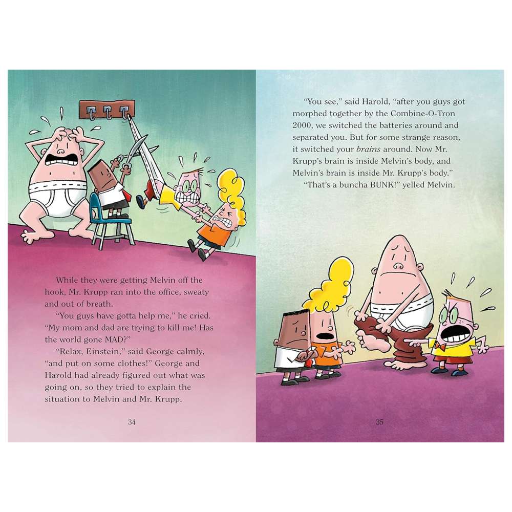 Captain Underpants: Two Super-Heroic Novels In One