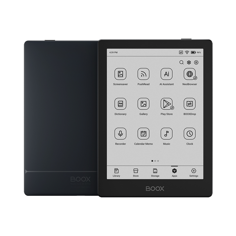 Onyx Boox - Go 6 E-Paper E-Reader - 6 Inch