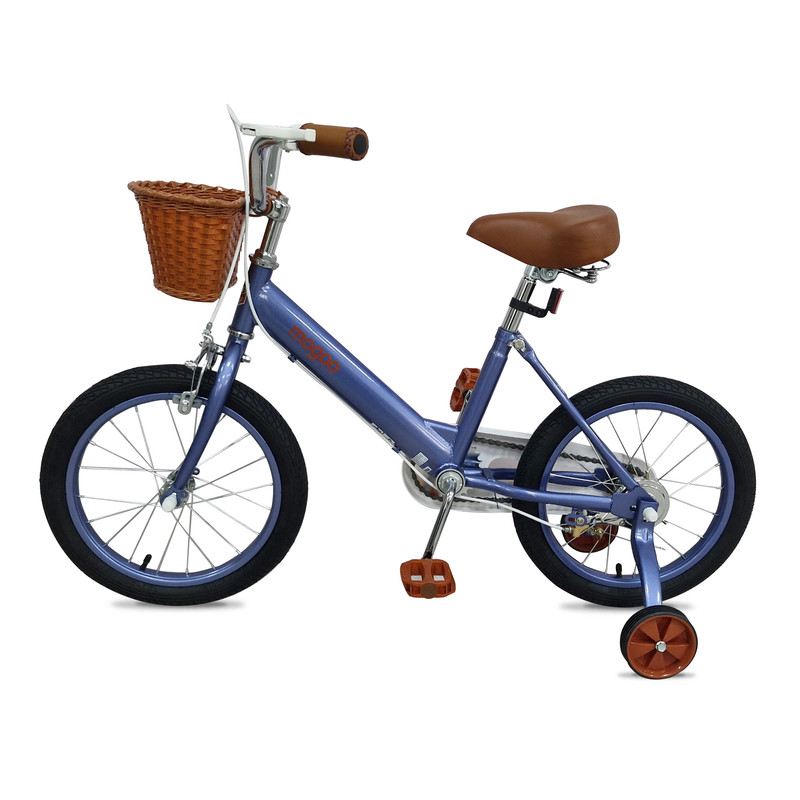 Mogoo - Retro Kid's Bicycle - Blue - 16-Inch