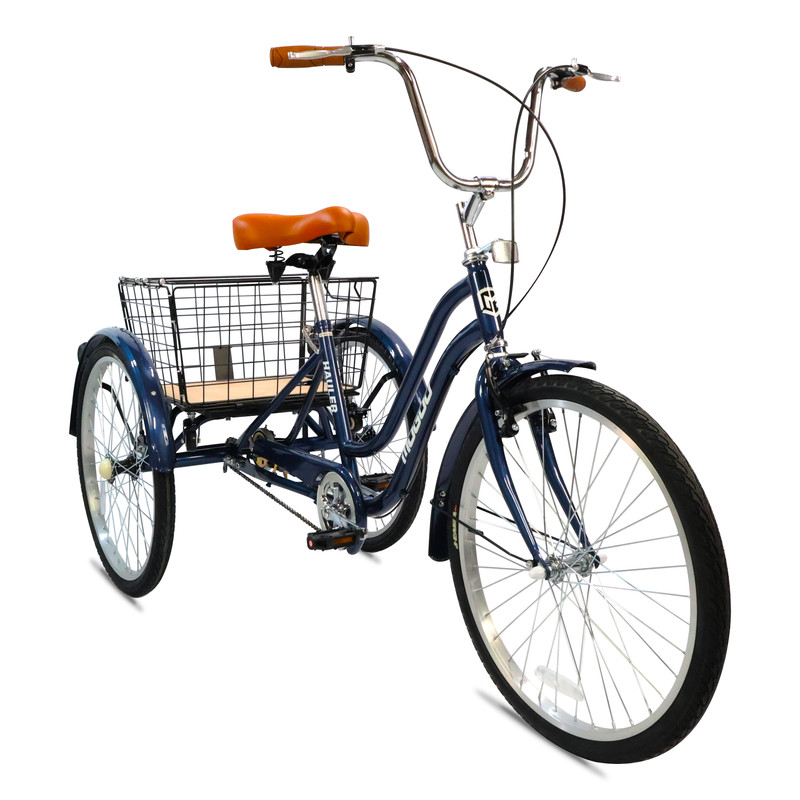 Mogoo - Hauler Single Speed Tricycle - Blue - 24-Inch