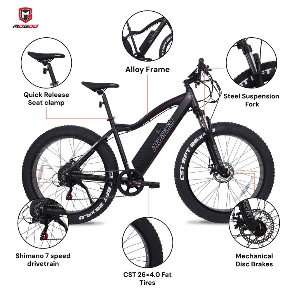Mogoo - Orion 2.0 E-Fat Bike - 26-inch