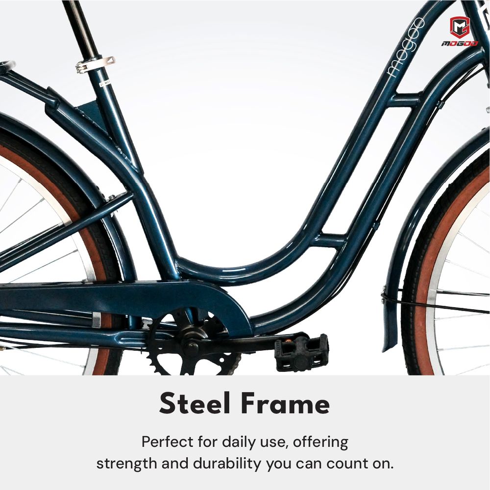 Mogoo - Florida Vintage 6 Speed City Bicycle