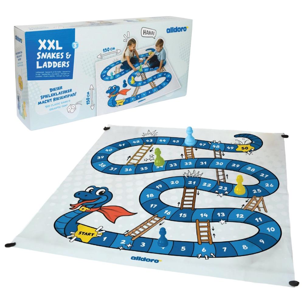 Alldoro - XXL Snakes And Ladders Board Game