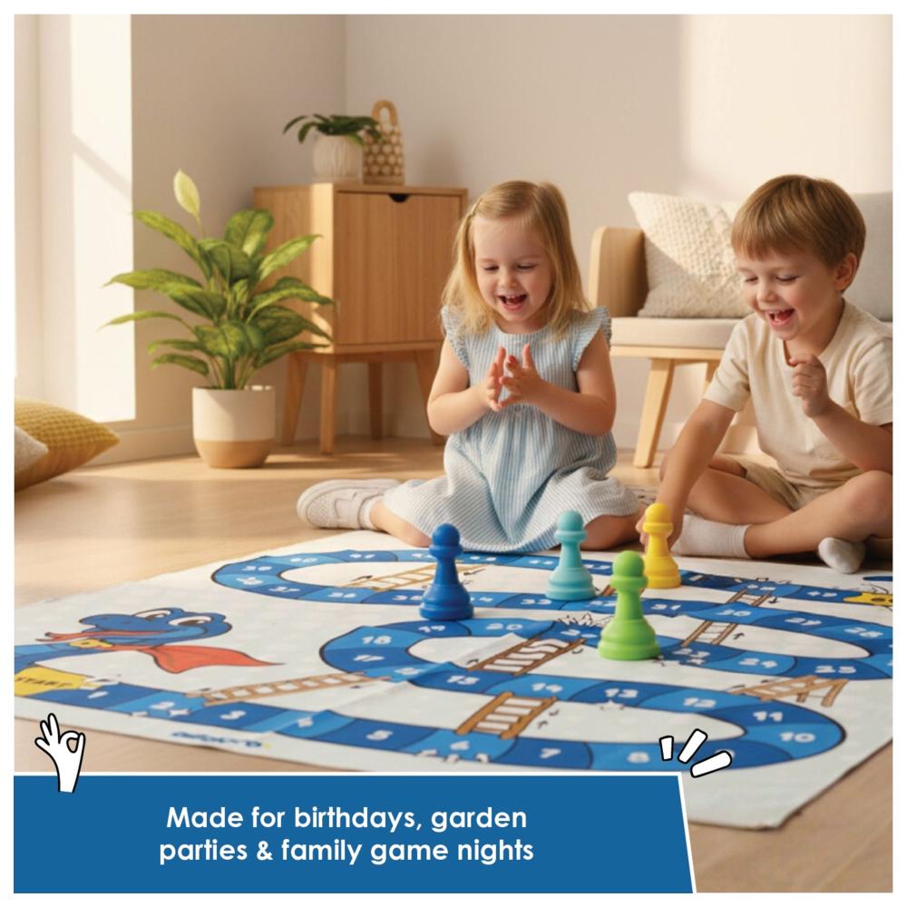 Alldoro - XXL Snakes And Ladders Board Game