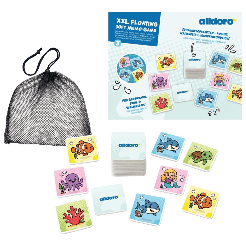 Alldoro - XXL Floating Soft Memo Game - 32 Pc Set