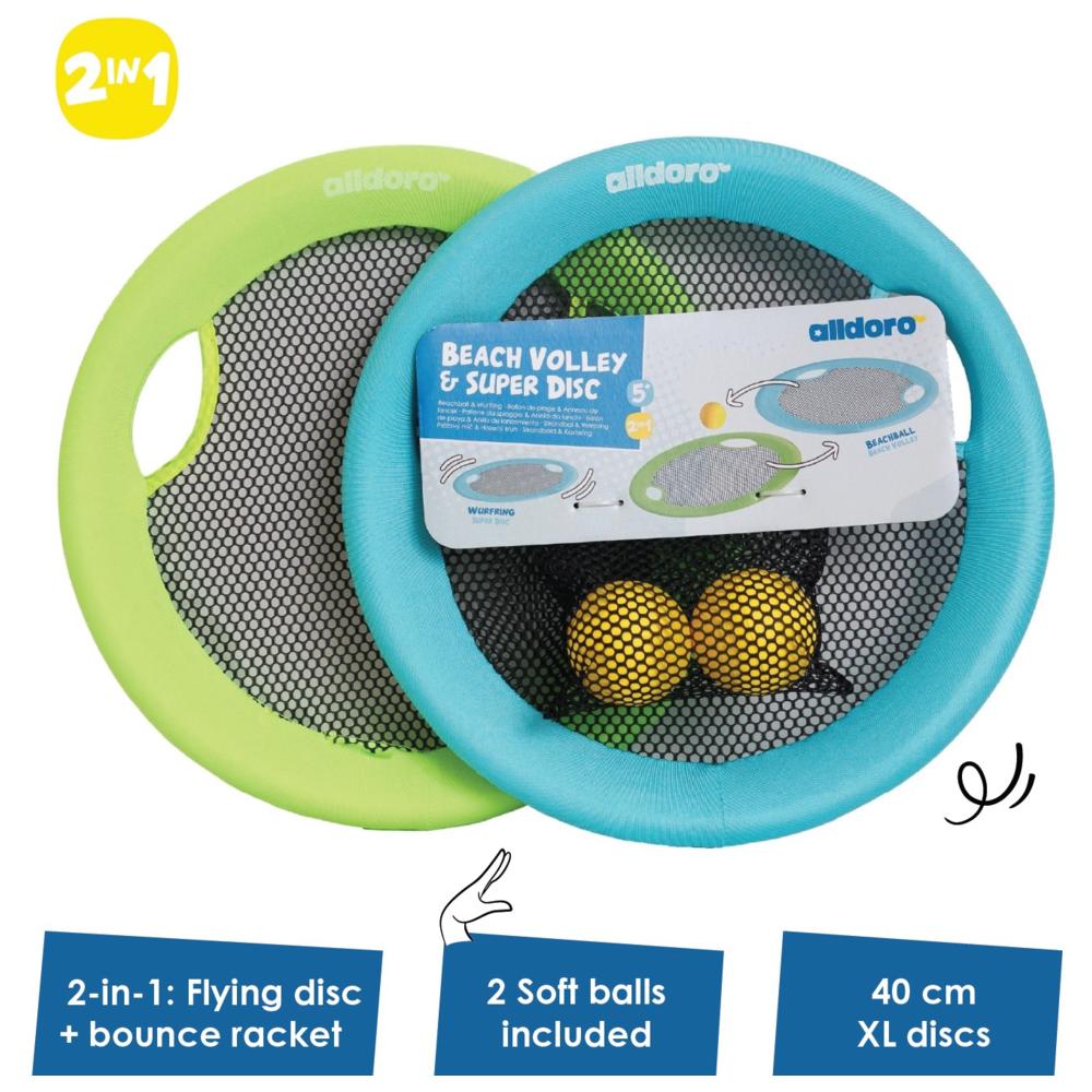 Alldoro - Beach Volley And Super Disc - 4 Pc Set