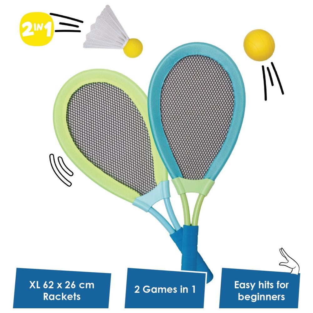 Alldoro - XL Racket Set - 4 Pc Set