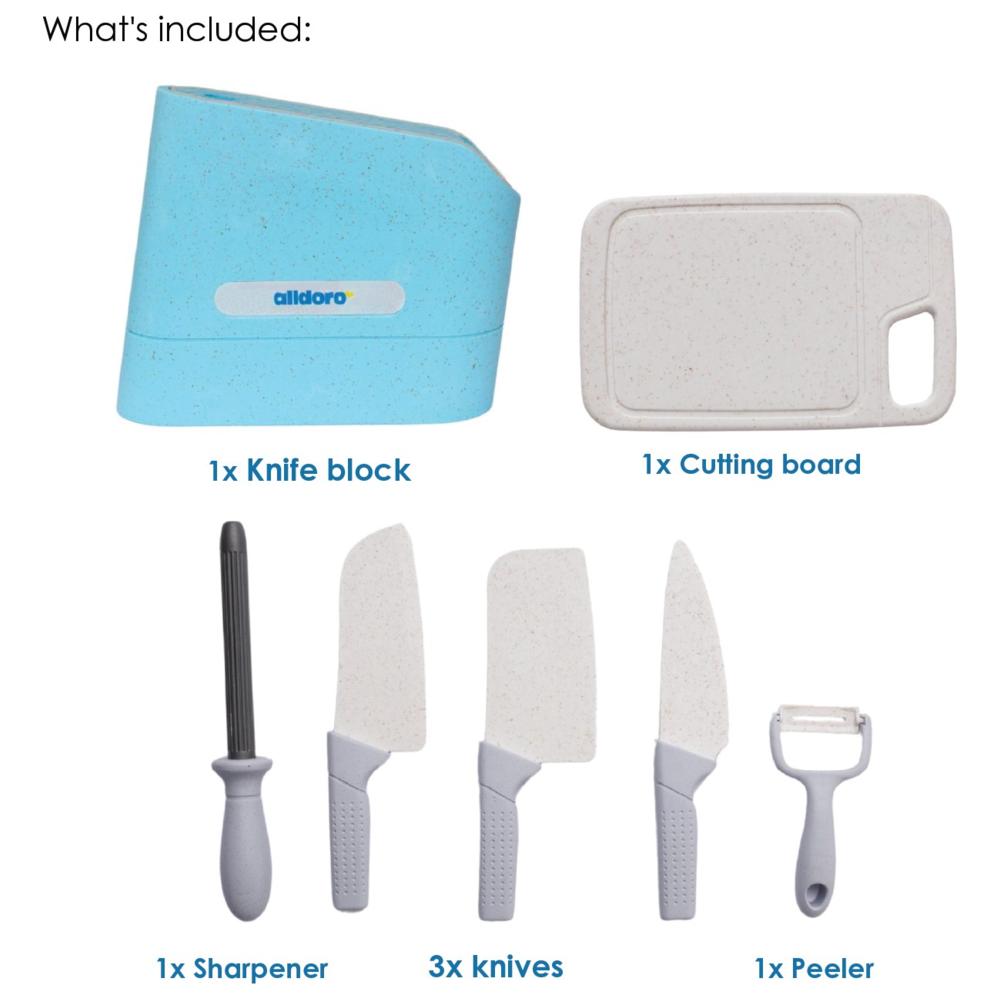 Alldoro - Knife Block Set - 7 Pc Set