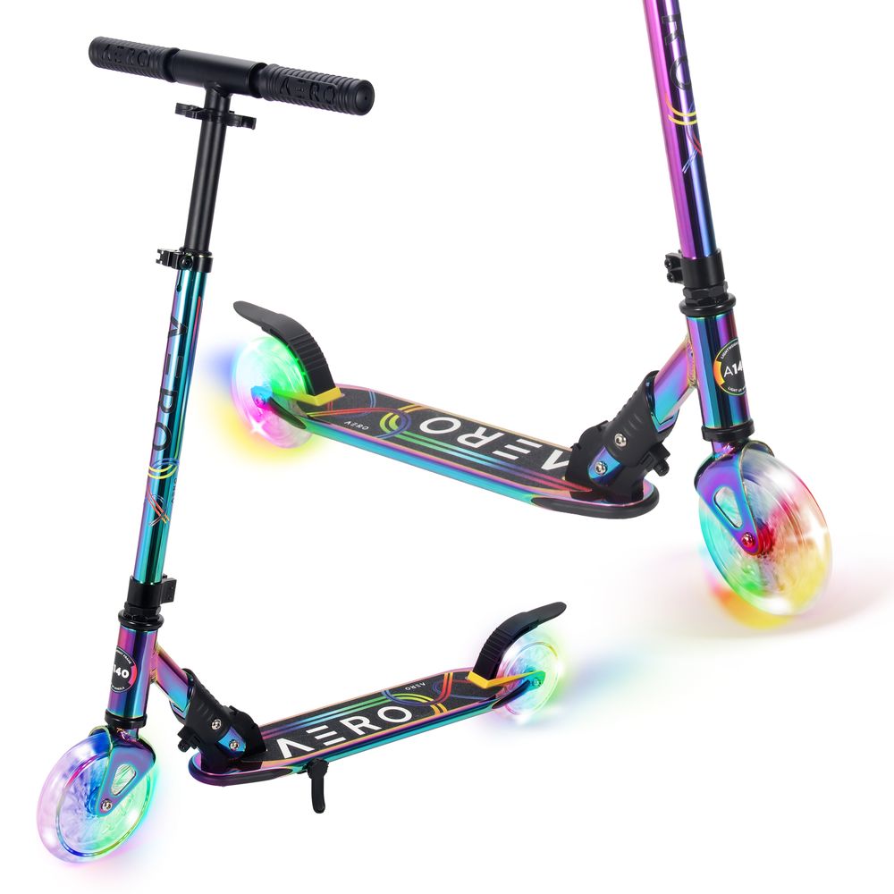 AERO MOBILITY - A140 Kids Foldable Scooter - Chrome