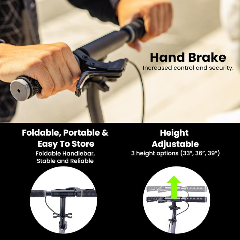 AERO MOBILITY A200 Kids Foldable Scooter - Grey