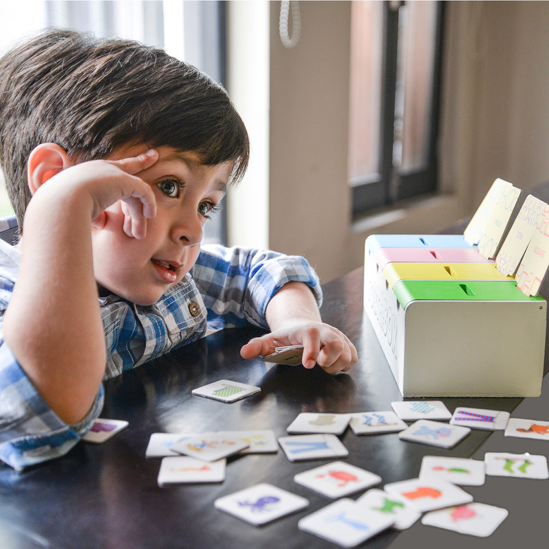 Chalk And Chuckles - Sort In The Box Early Learning Toy - Multicolor