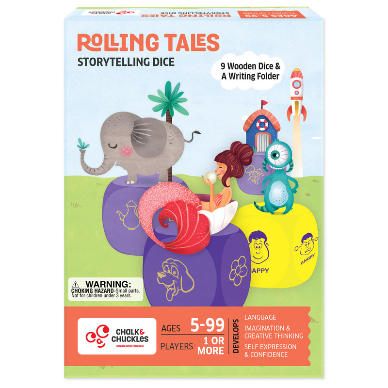 Chalk And Chuckles - Rolling Tales Storytelling Dice