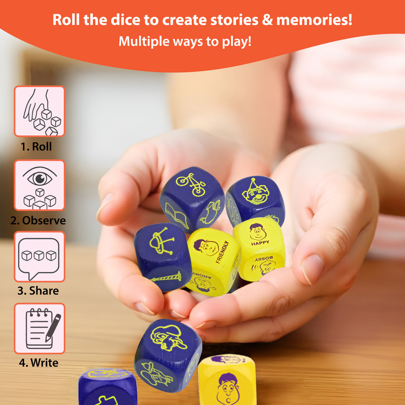 Chalk And Chuckles - Rolling Tales Storytelling Dice