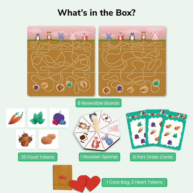 Chalk And Chuckles - Dig Up - Brain Teaser Maze Game - 38 Pc Set