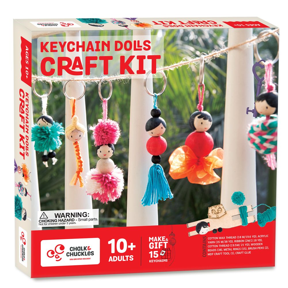 Chalk and Chuckles - Keychain Dolls