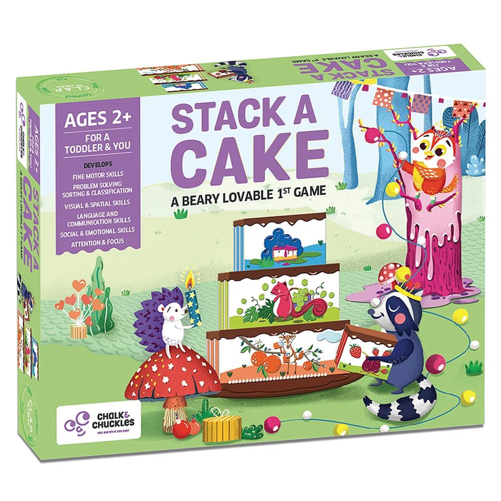 Chalk And Chuckles - Stack A Cake - A Beary Lovable 1st Game