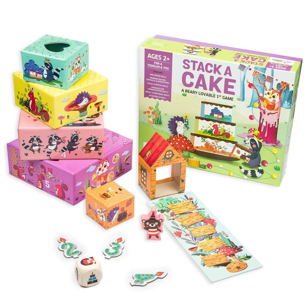 Chalk And Chuckles - Stack A Cake - A Beary Lovable 1st Game