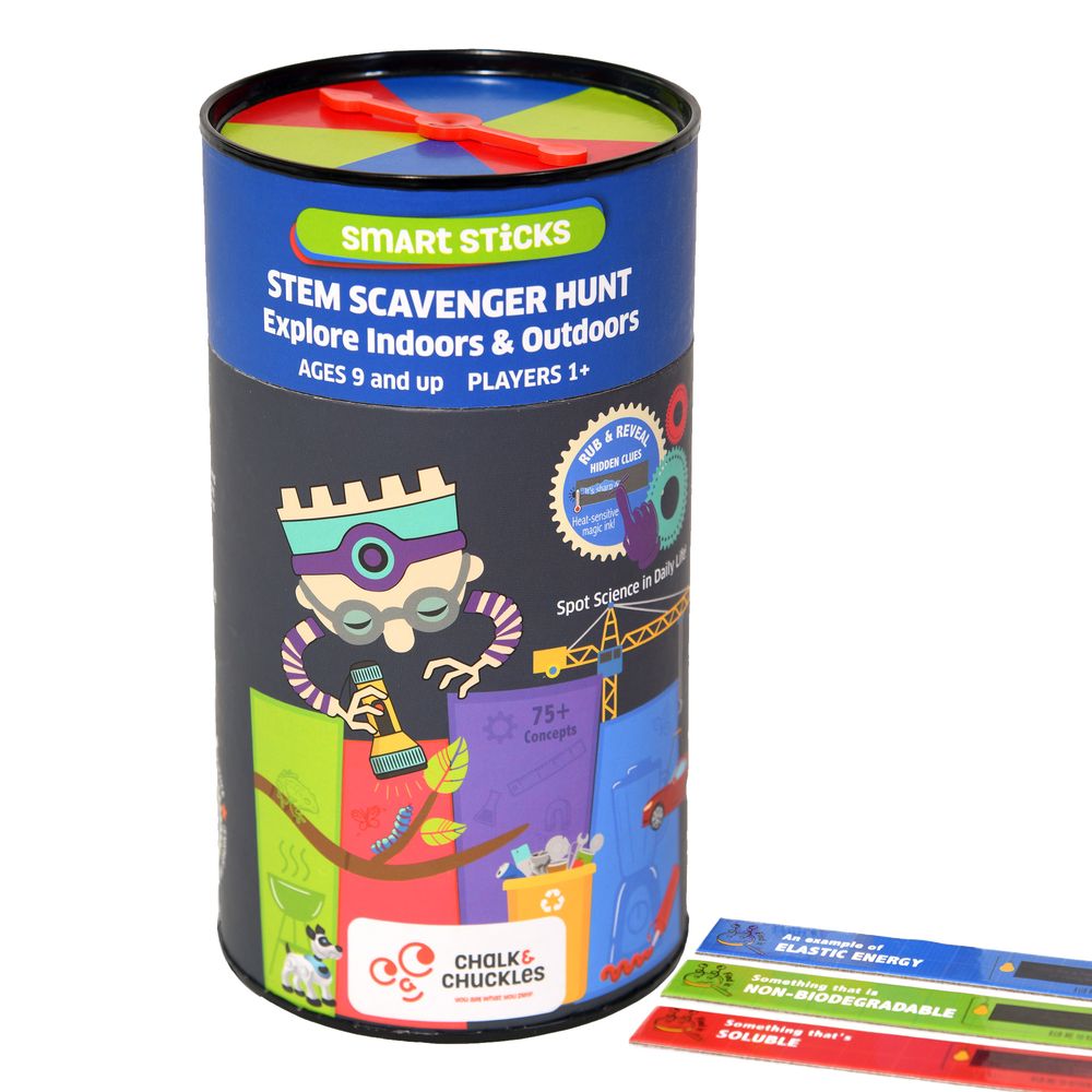 Chalk and Chuckles - Smart Sticks - Stem Scavenger Science