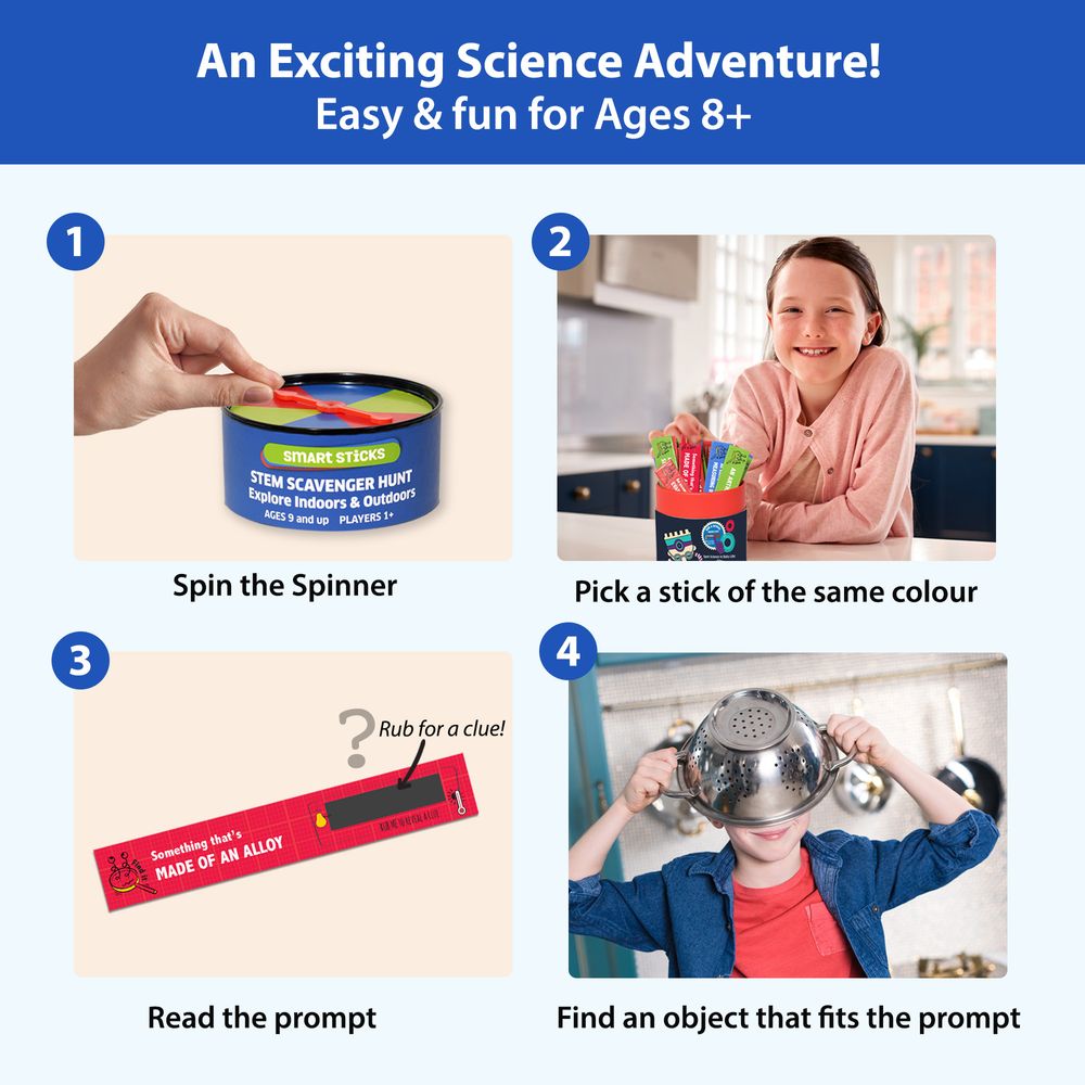 Chalk and Chuckles - Smart Sticks - Stem Scavenger Science