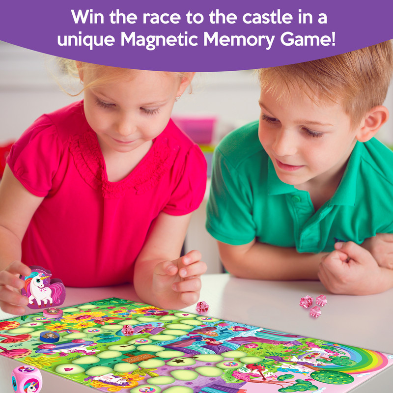 Chalk And Chuckles - The Princess Race Magnetic Board Game - Multicolor