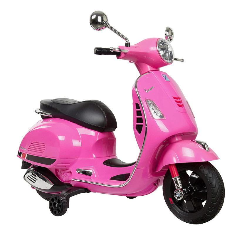Lovely Baby - Kids Ride-On Vespa Scooter - Pink