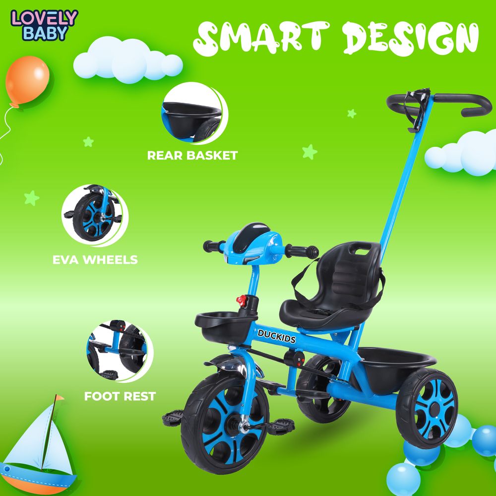 Lovely Baby - Duckids 3-Wheel Tricycle