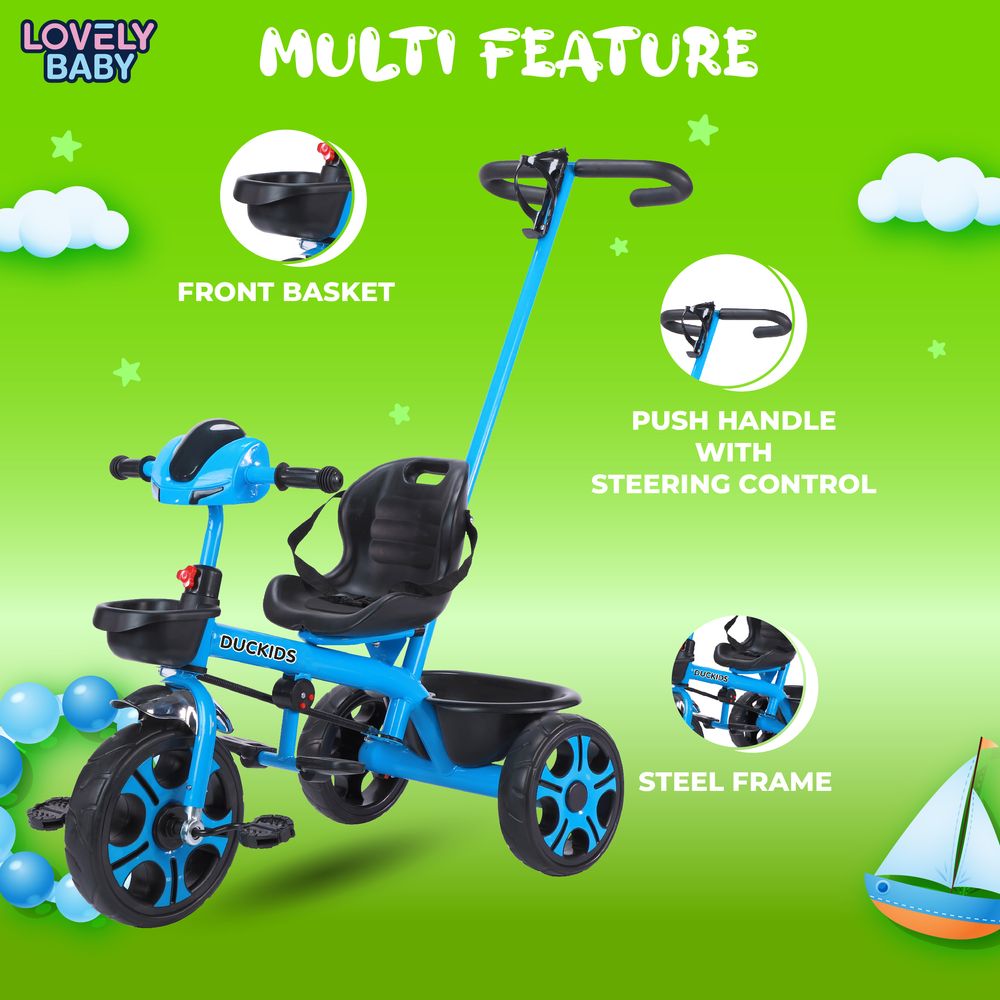 Lovely Baby - Duckids 3-Wheel Tricycle