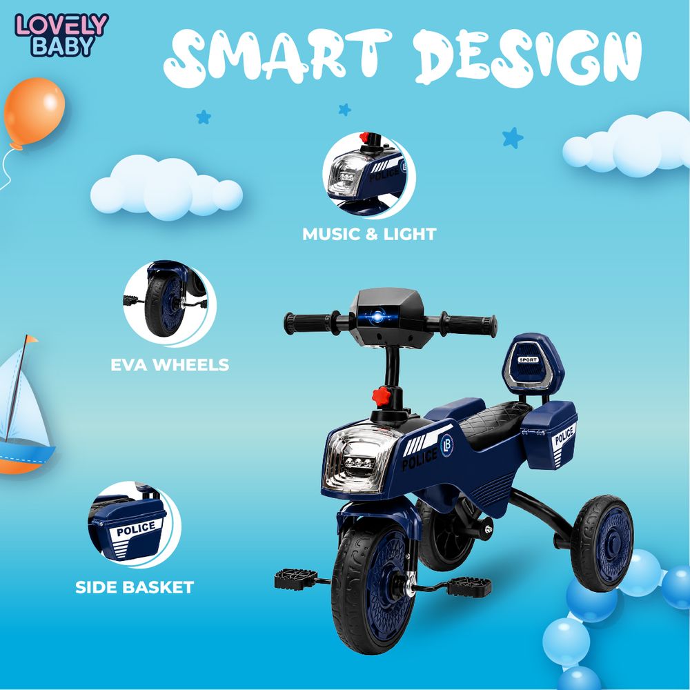 Lovely Baby - Kids Police Tricycle