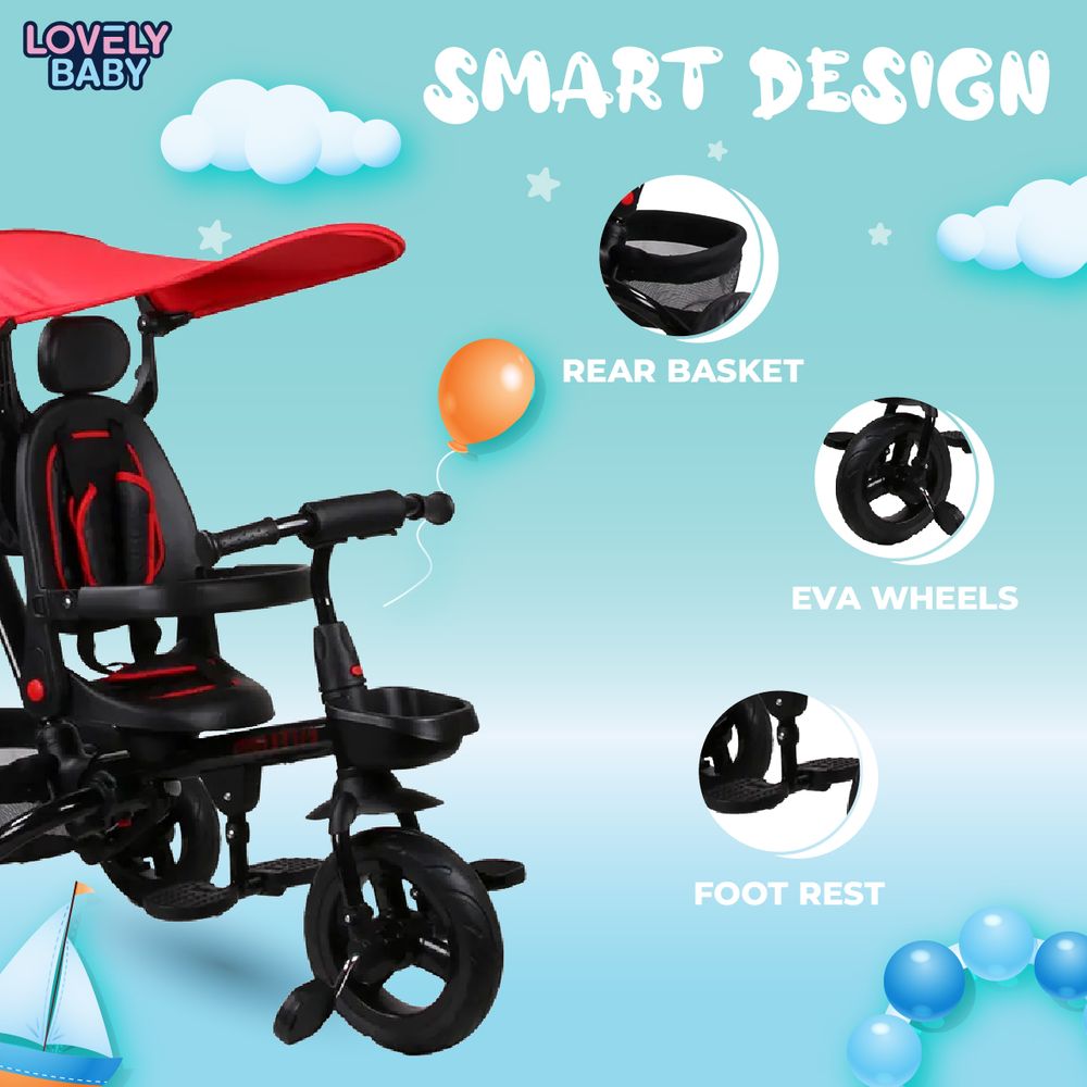 Lovely Baby - Smart Kids Stroller Tricycle