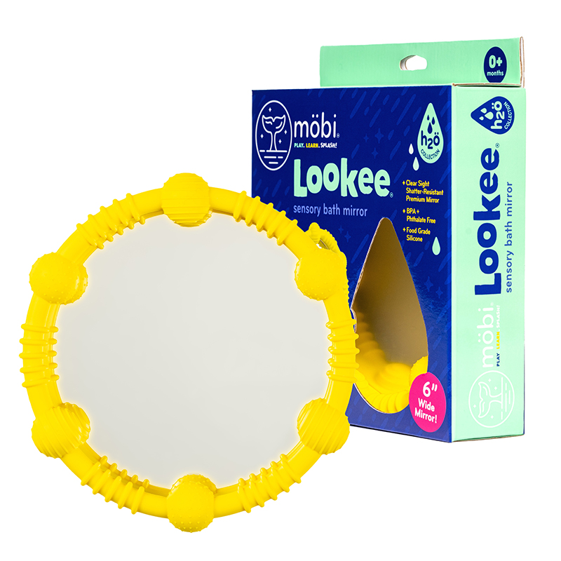 Mobi - Lookee Sensory Bath Mirror - Yelow