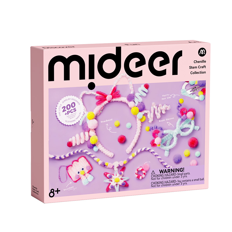 Mideer - Chenille Stem Craft Collection - 200+ Pc Set
