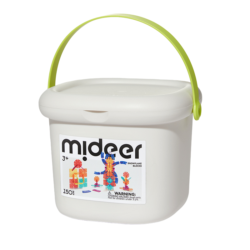 Mideer - Colorful Snowflake Blocks - 150 Pc Set