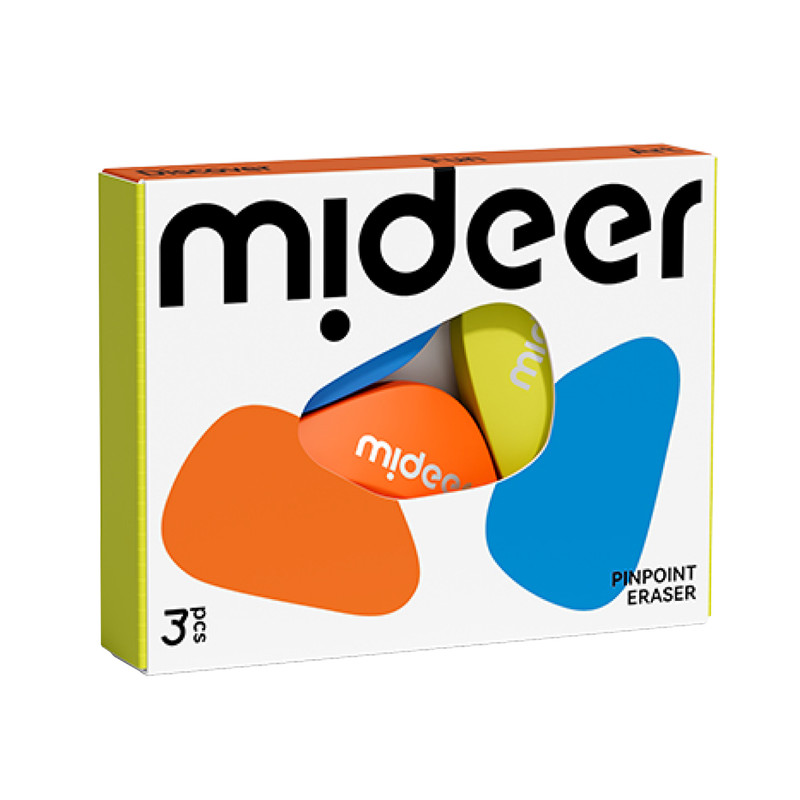 Mideer - Pinpoint Eraser - Pack of 3