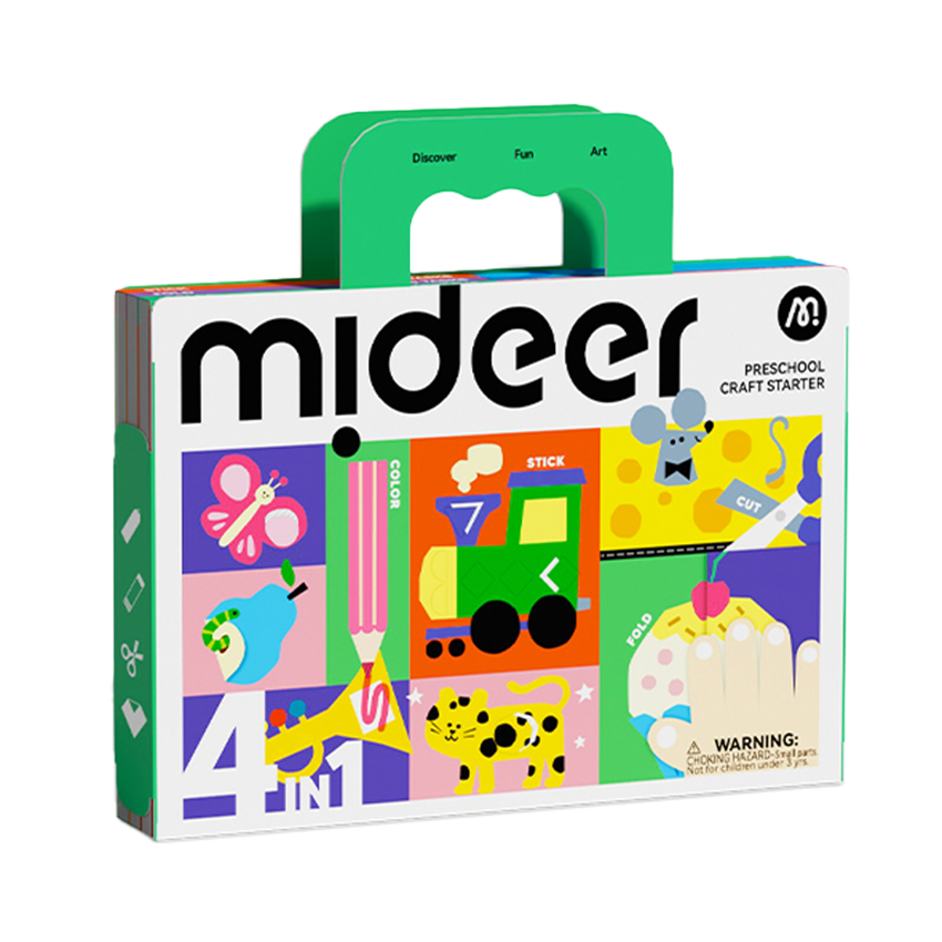 Mideer - 4-in-1 Preschool Craft Starter - 171 Pc Set
