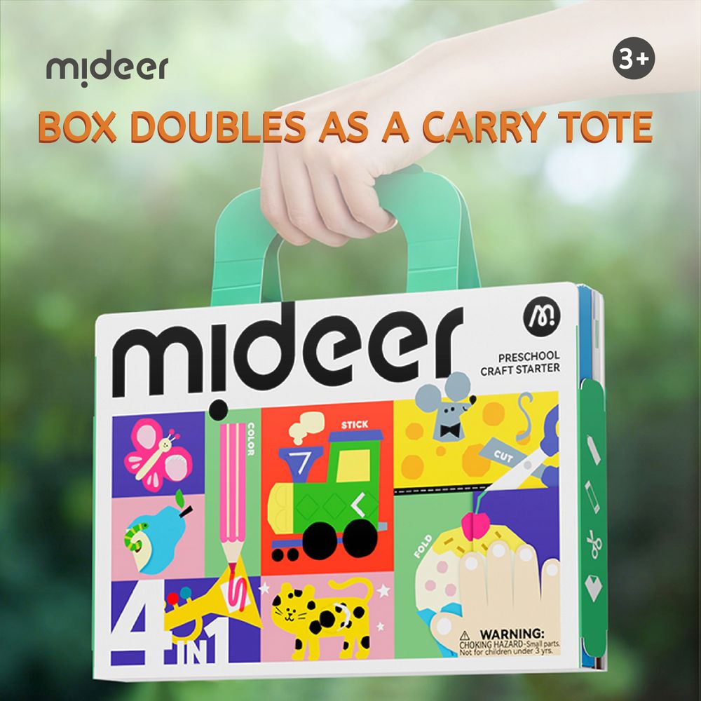 Mideer - 4-in-1 Preschool Craft Starter - 171 Pc Set