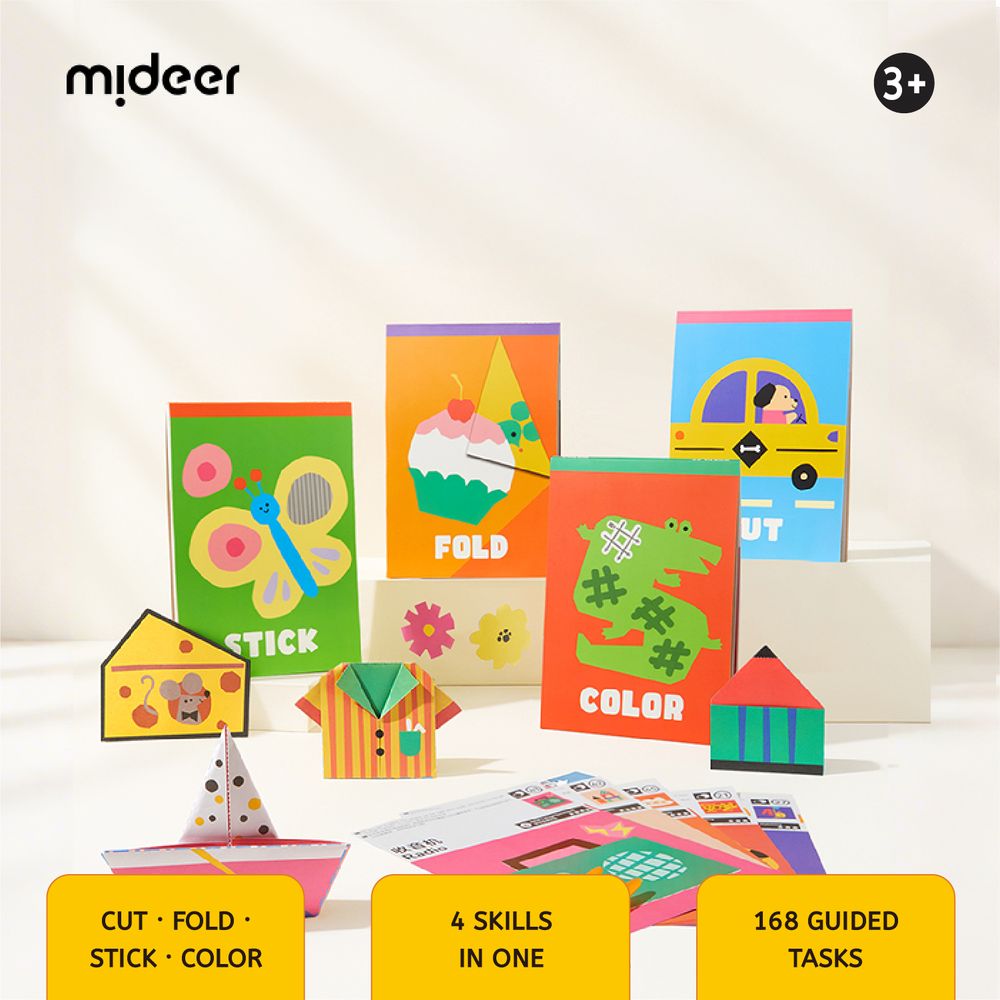 Mideer - 4-in-1 Preschool Craft Starter - 171 Pc Set