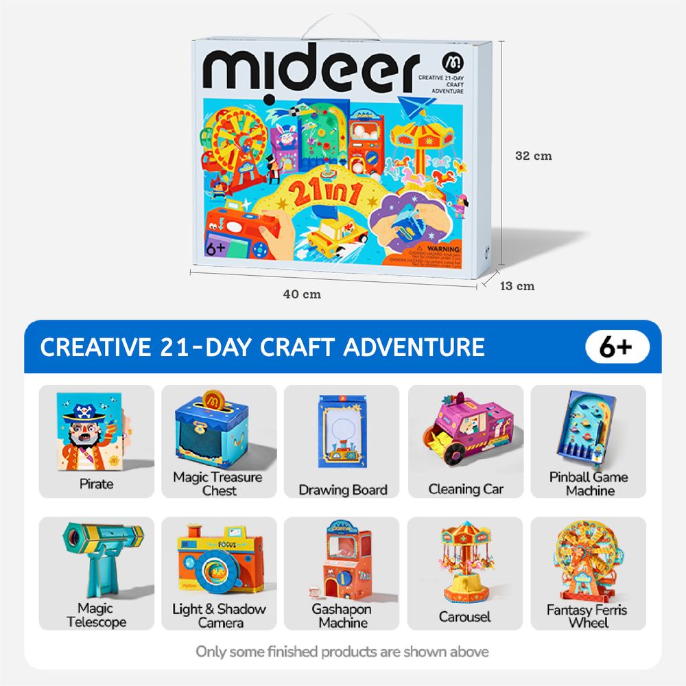 Mideer - Creative Craft Adventure - 21 Pc Set