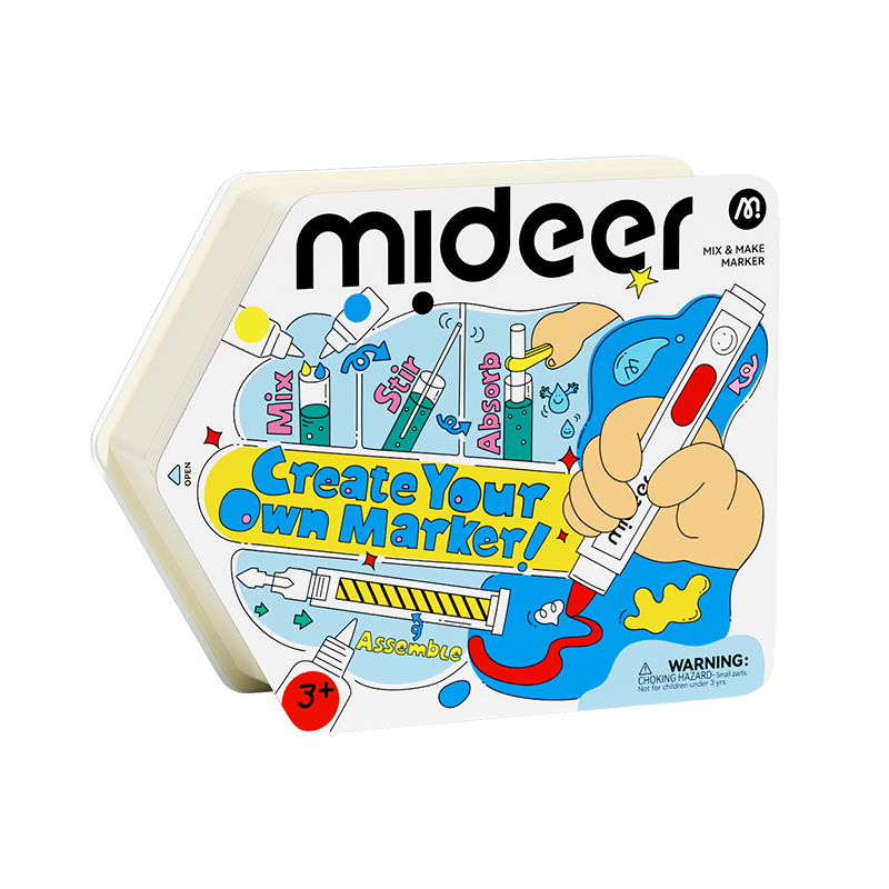 Mideer - Mix And Make Marker Kit - 100+ Pc Set