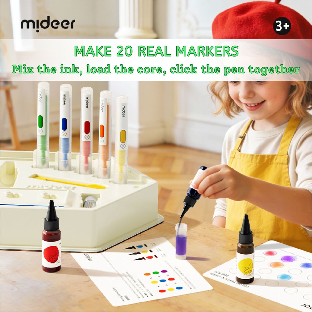 Mideer - Mix And Make Marker Kit - 100+ Pc Set