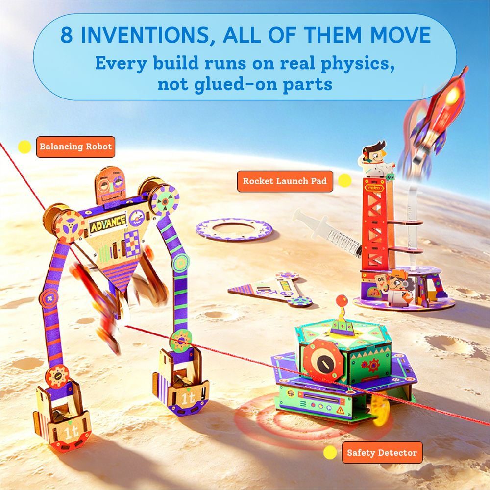 Mideer - 8-in-1 Science Makers Diy Kit - 29 Pc Set