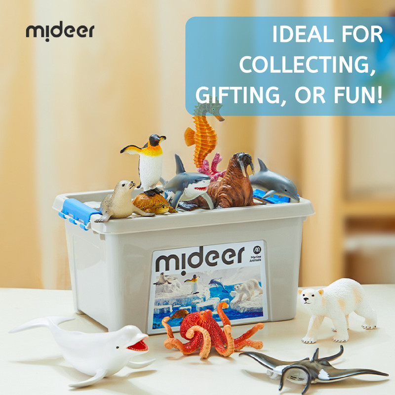 Mideer - Marine Animals Toy Set - 11 Pcs