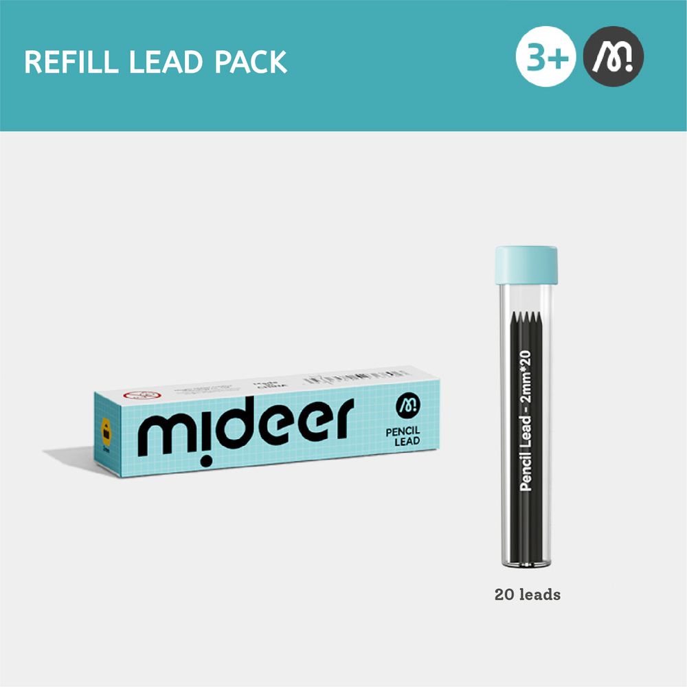 Mideer - Pencil Lead Refill - 20 Pc Set