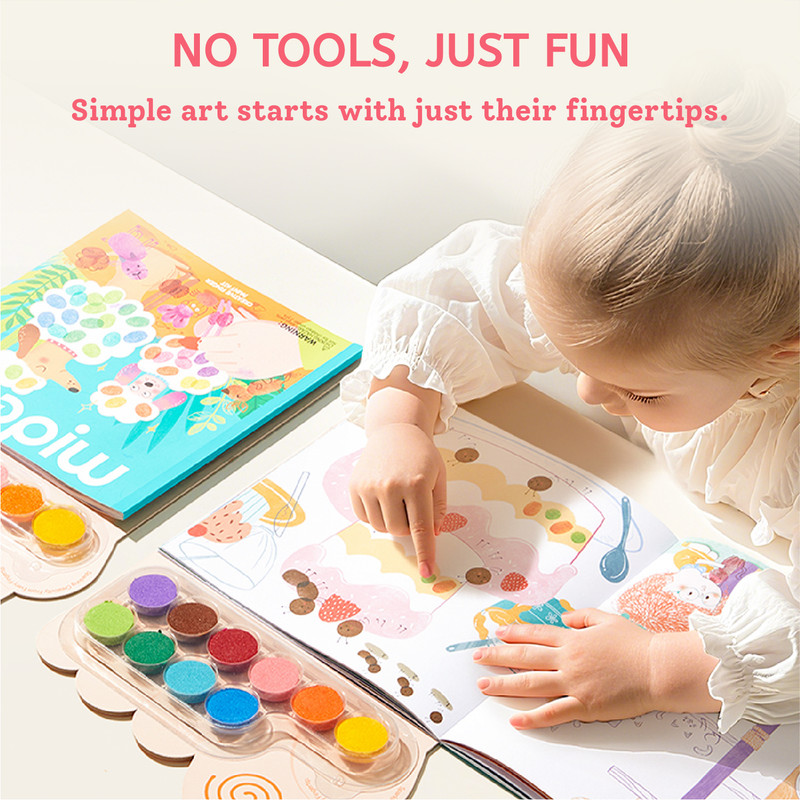 Mideer Creative Finger Paint Kit - Animal World