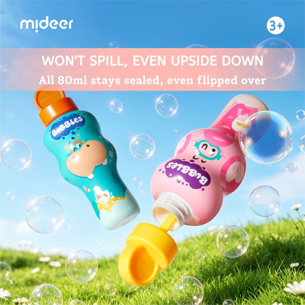 Mideer - No-Spill Bubble Cup - Hippo