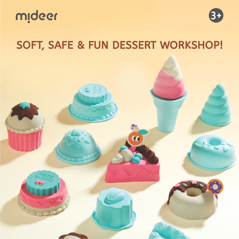 Mideer - Velvet Magic Sand Set - Dessert Workshop