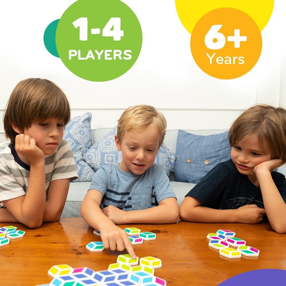 Mobi - Stello Hexagon Color Matching Game - 48 Tiles