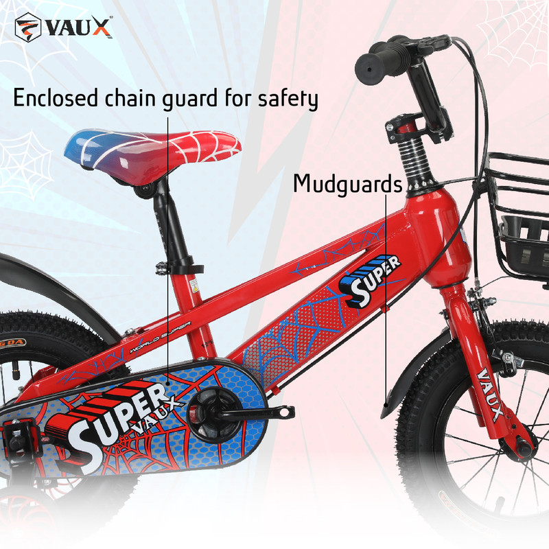 Vaux - Super Kids Bike - Black - 12-Inch