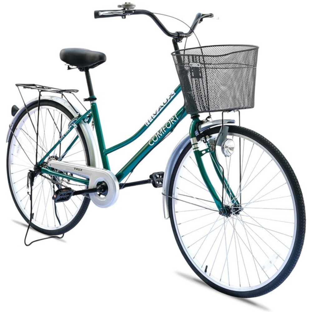 Vaux - Comfort City Bicycle - Green - 26-Inch