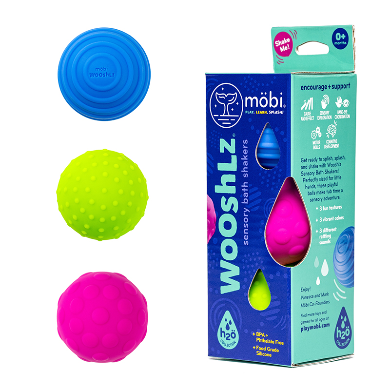 Mobi - Wooshlz Sensory Bath Shakers - Multicolor