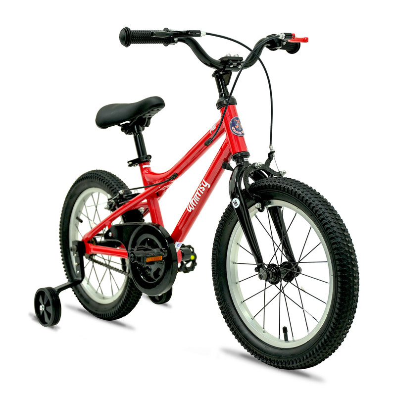 Whimsy Wheels - Pro Aluminum Kids Bicycle - 16 Inch - Red
